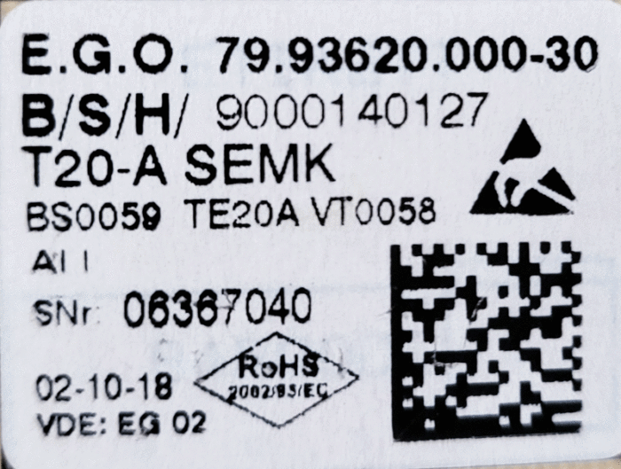 Modulo/Placa Lavadora  Siemens 79.93620.000-30 - Imagen 2