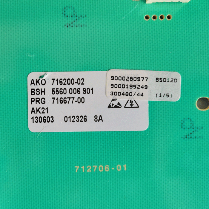 Modulo/Placa Lavadora Siemens WM14A223 - Imagen 3