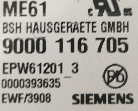 Modulo/Placa Lavadora Bosch WBB24750 EU_02   EPW61201 - Imagen 3