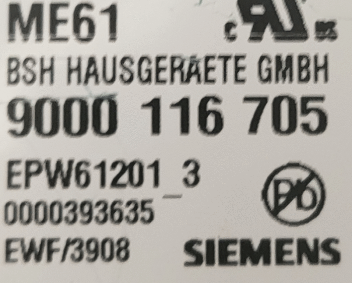 Modulo/Placa Lavadora Bosch WBB24750 EU_02   EPW61201 - Imagen 3