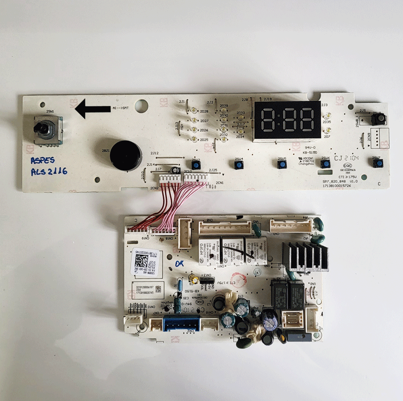 1 Modulo/Placa Lavadora Aspes ALS 2116 - Imagen 1